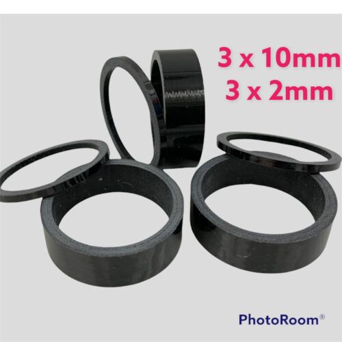 Leichtes Carbon Spacer Set für perfekte Lenkerhöhe