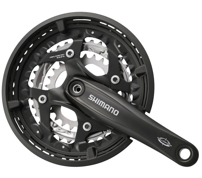 SHIMANO FC-T521 KURBELGARNITUR 170mm 26/38/48 OCTALINK MIT KETTENSCHUTZRING