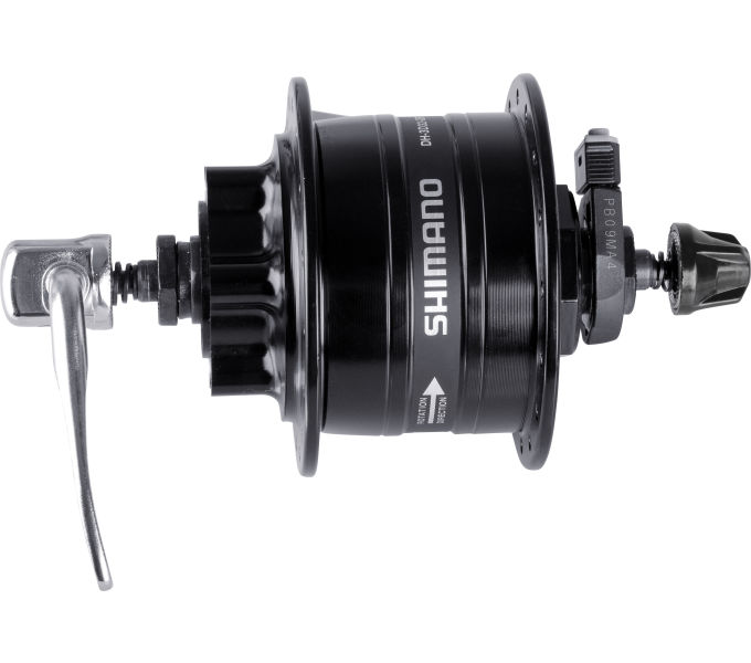 Schwarz Shimano Nabendynamo Dh-3D32 6 Volt/3 Watt 32 Loch 6-Loch