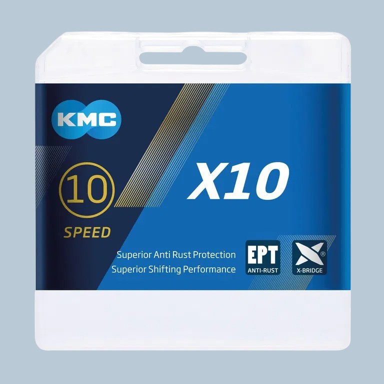 KMC X10 EPT 10-fach Fahrradkette Rostresistente Kette mit 114 Gliedern - Bild 3