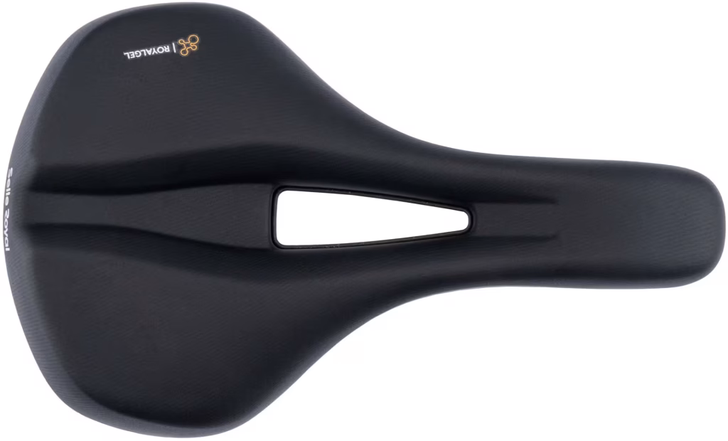 Selle Royal Vaia Unisex Fahrradsattel schwarz, 270x167mm, mit Gelpolster und Multitool