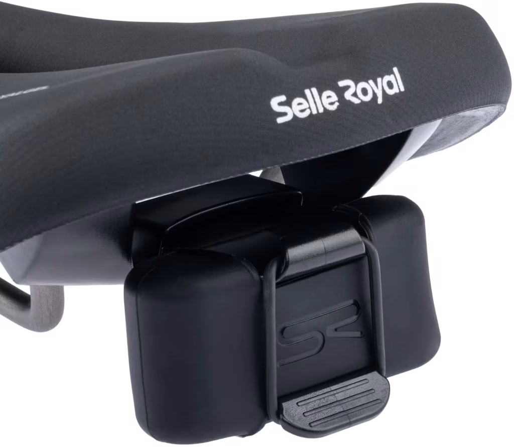 Selle Royal Vaia Unisex Fahrradsattel schwarz, 270x167mm, mit Gelpolster und Multitool