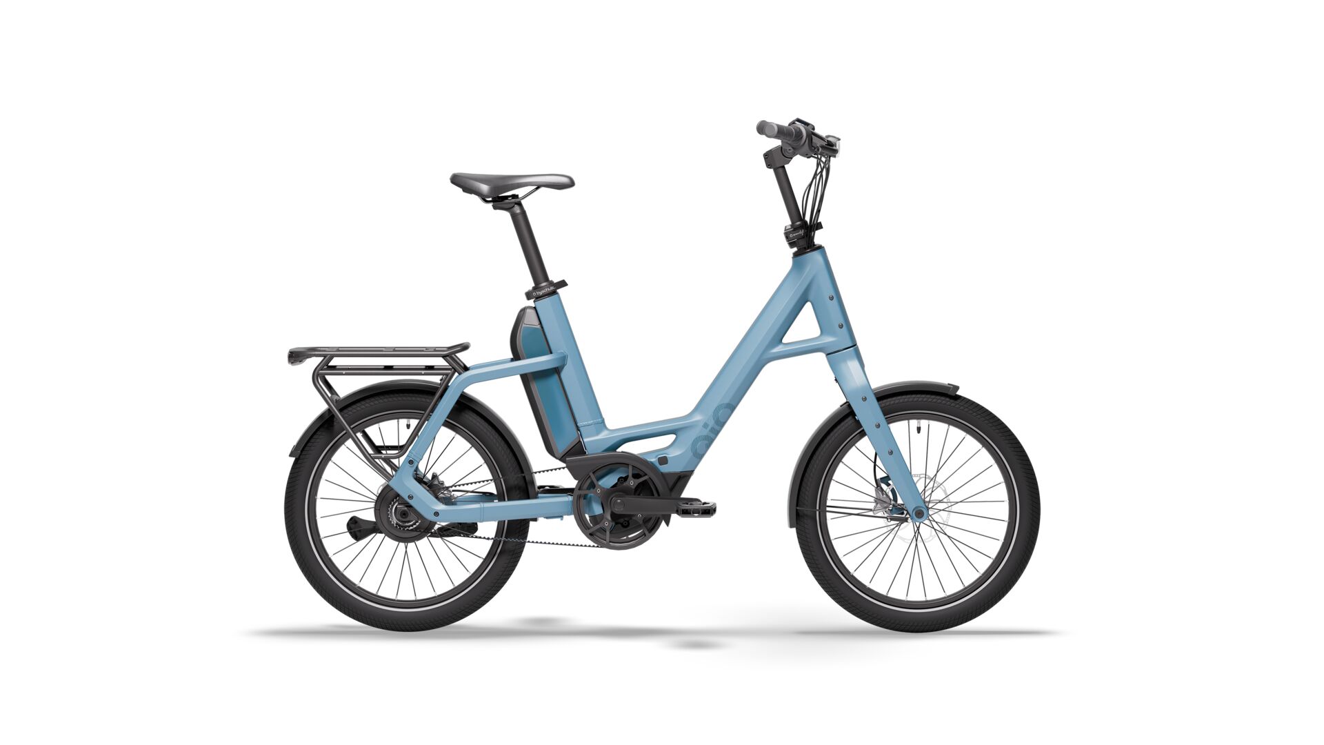 QiO Compact PE Retro Blue Matt - 545 Wh - 20 Zoll - Compact (2026)