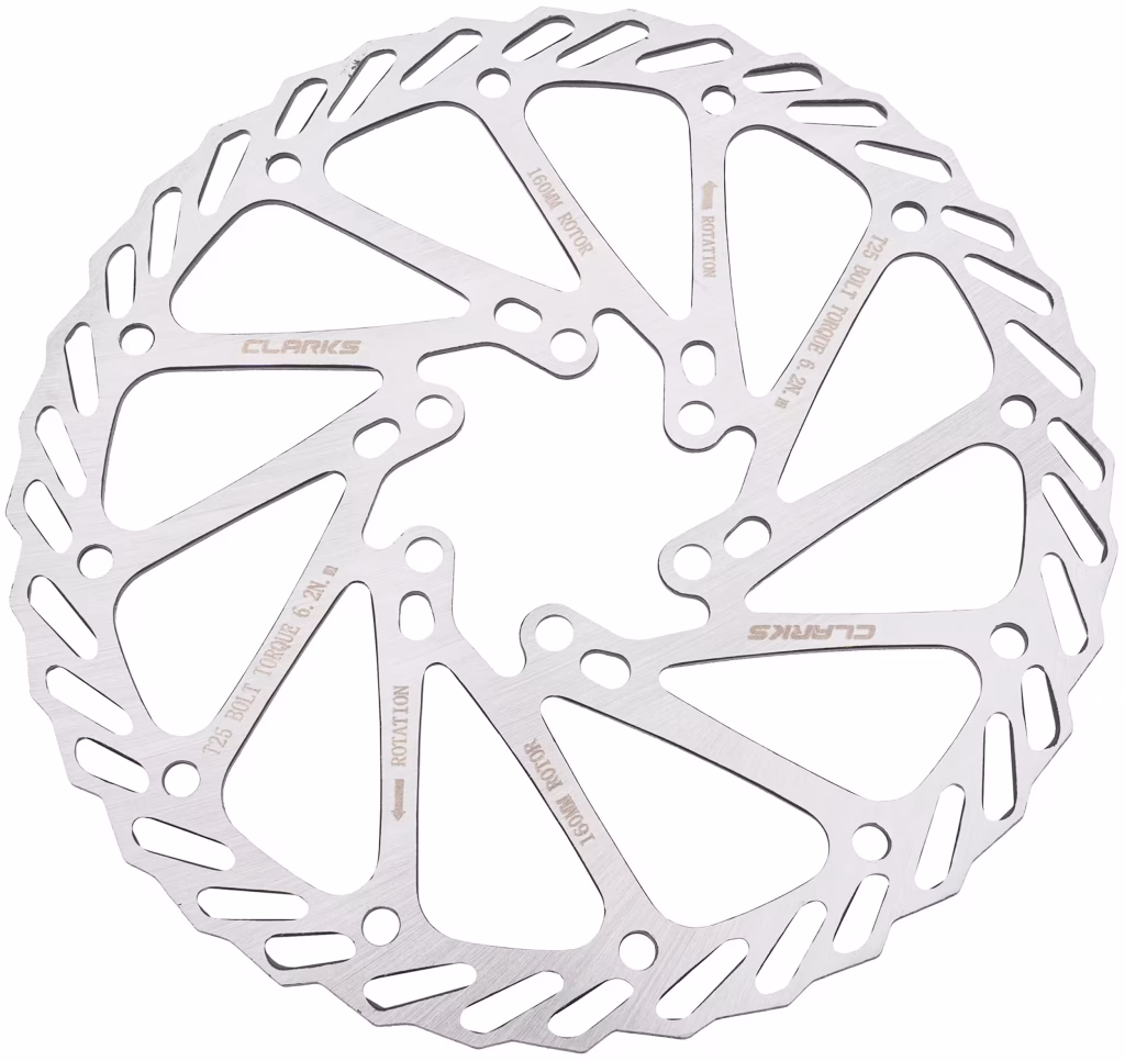 Clarks M2 Bremsscheibe 180 mm – 6-Loch, Edelstahl, 1,8 mm
