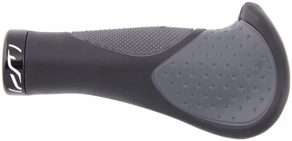 CONTEC Tour Deluxe Fahrradgriffe 135 mm ergonomisch Schwarz/Grau