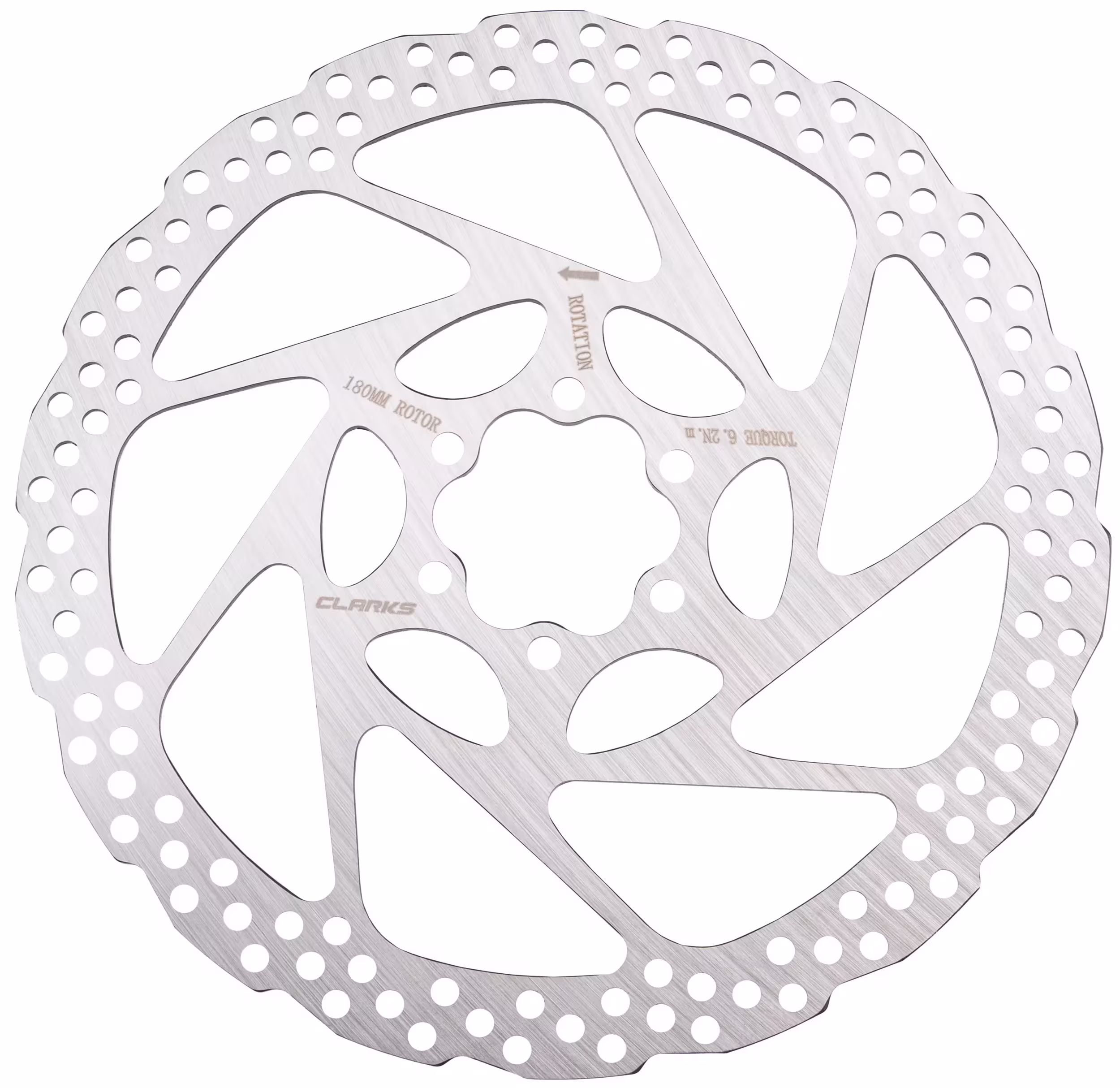Clarks "Clout1" Bremsscheibe 180 mm 6-Loch Edelstahl – Bild 1